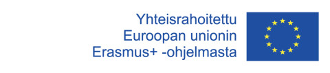 Erasmus+-ohjelman lippulogo. Kuva EU (Euroopan unioni)