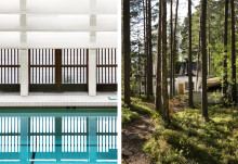 Alvar Aallon suunnittelema uimahalli ja Muuratsalon koetalo. Kuva Janne Tuunanen